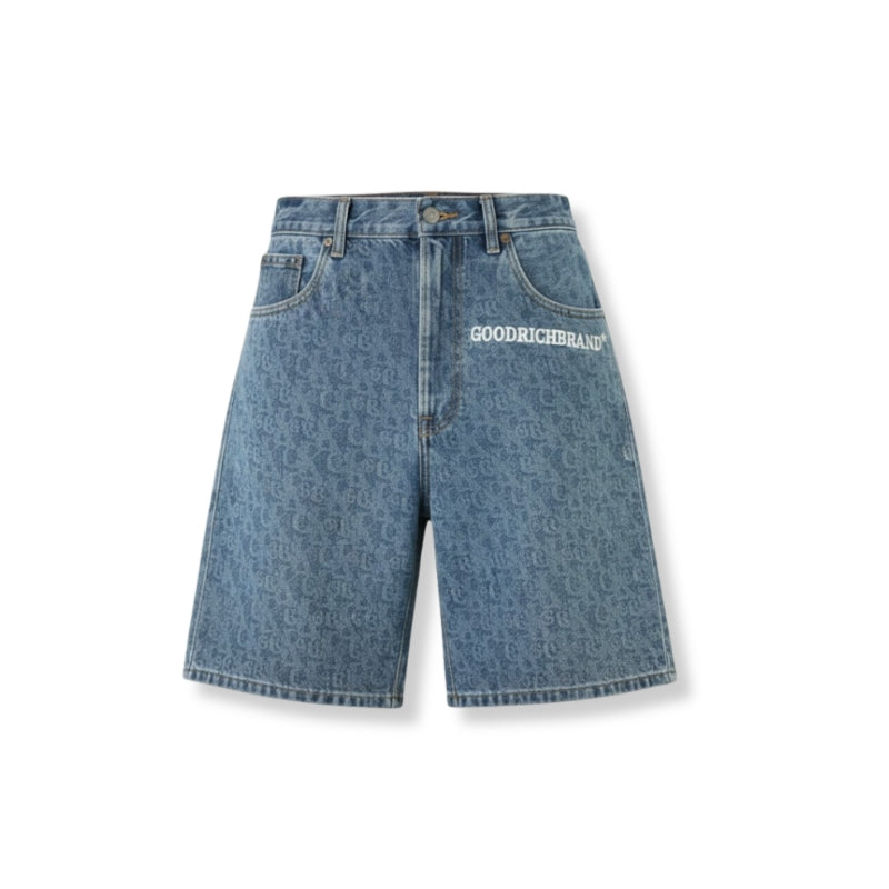 GOODRICHBRAND MONOGRAM Denim Shorts