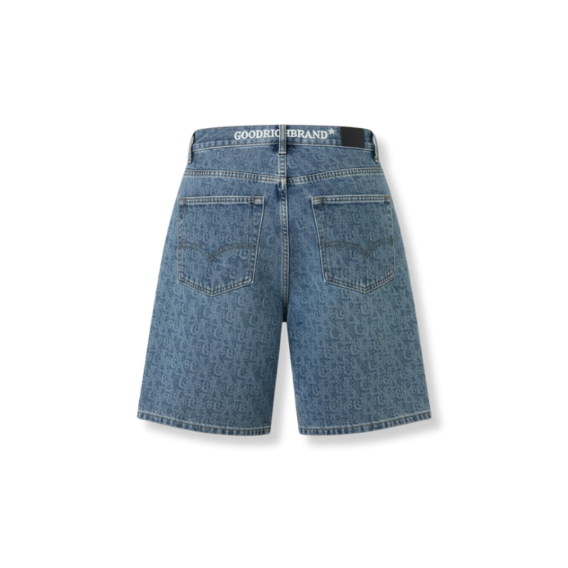 GOODRICHBRAND MONOGRAM Denim Shorts